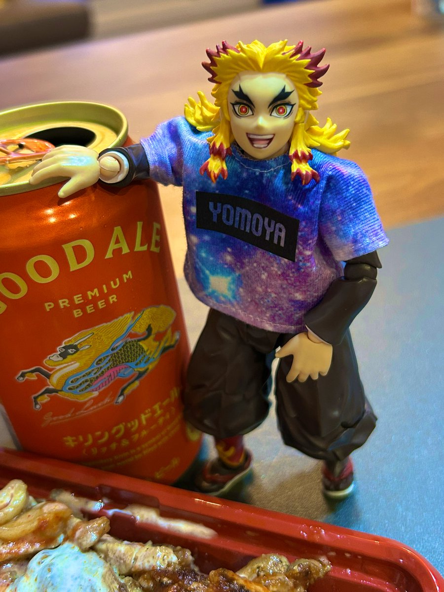 🍺に合うもの❣️
ｹﾊﾞﾌﾞ🥙と🔥さん