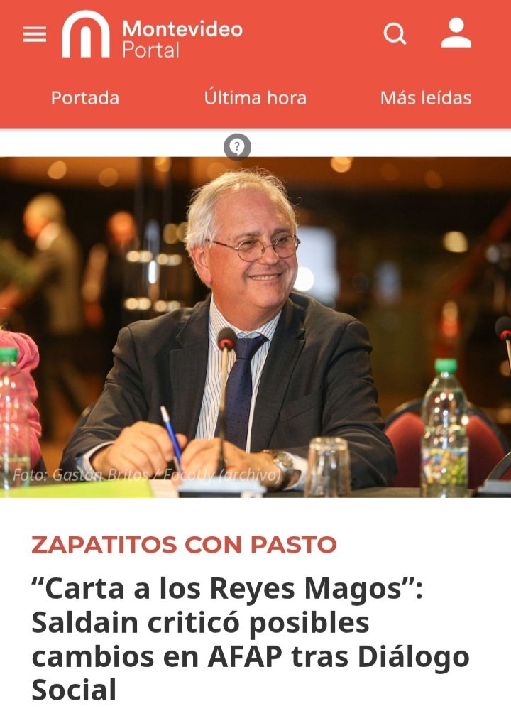 EL CREADOR DE LAS DOS MAYORES ESTAFAS CONTRA LOS JUBILADOS EN URUGUAY.
IDEOLOGO DE LAS AFAPS , NOS HIZO PERDER A LOS CINCUENTONES.
IDEOLOGO DE AUMENTAR EDAD DE RETIRO.