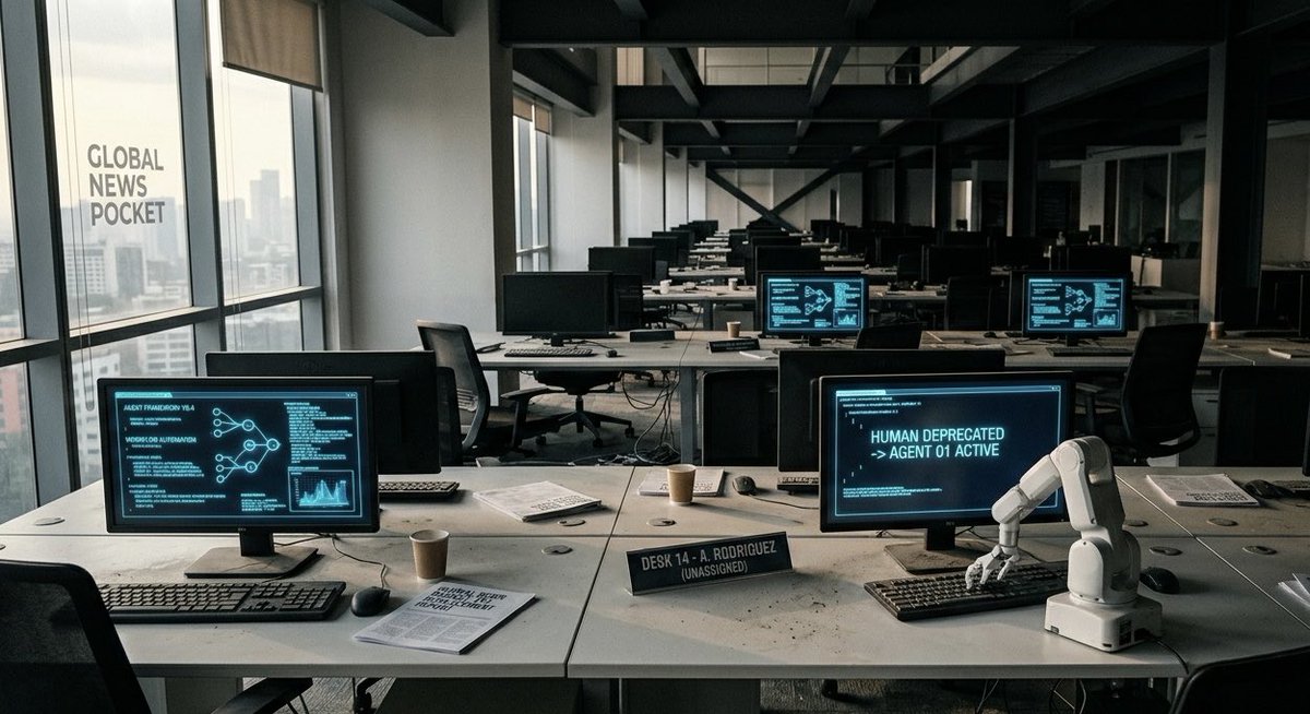 GNPocket's tweet photo. 📰 Sigue la realidad en Global News Pocket.
#FutureOfWork #AI #TheEndJob #GlobalNewsPocket #ElonMusk #OpenAI #Economics2026 https://t.co/zVIU6ez06v