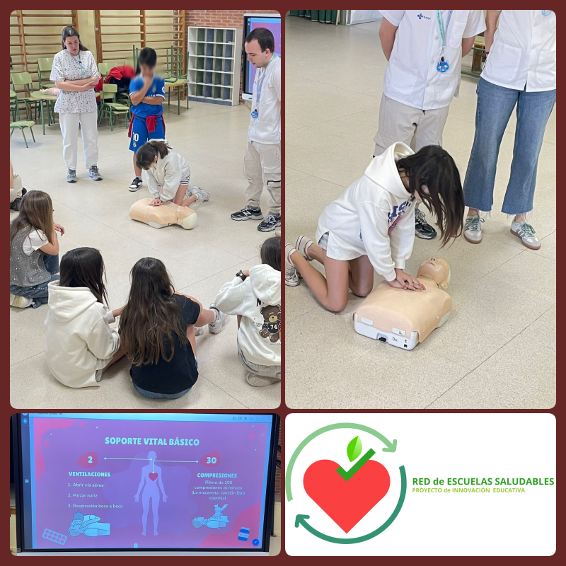 ColeNSVillar's tweet photo. Taller de #RCP 🆘🙎♂️para el alumnado de 5 ños y 5ºEP, por personal del Centro de Salud,❤️para la sensibilización en la promoción de la seguridad y la salud en el ámbito educativo.
Muchas gracias! 👏
@prevencionjcyl #PIERES #FórmatePRL #EscuelasSaludables #DíaMundialSST_JCyL https://t.co/qd2Me5QToY