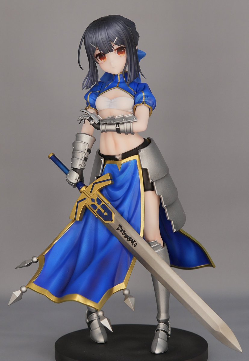 ガレージキット　セイバー 美遊セイバーのガレージキット塗装完成しました。 原型
