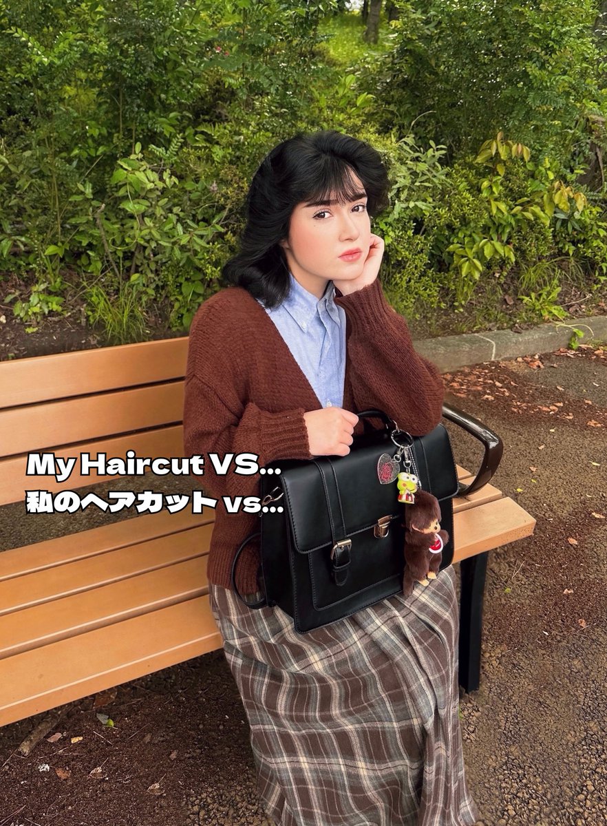 crislovesretro's tweet photo. 明菜ちゃんを参考にしました♡
どのくらい似てるかな？👀

My hair vs the reference…how close did I get?

#中森明菜 #明菜ちゃんカット #lifeinjapan #80年代アイドル #昭和 https://t.co/t9G1XMKquQ