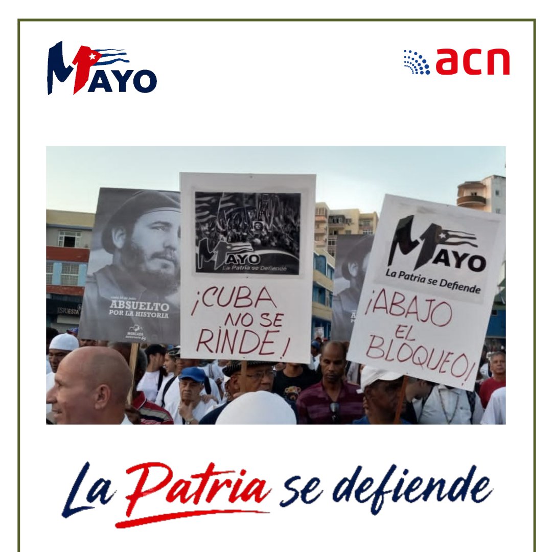 🗣️🇨🇺 Justo porque Revolución "es modestia, desinterés, altruismo, solidaridad y heroísmo", como dijera Fidel en el 2000, los trabajadores celebramos otro #1DeMayo con las mismas banderas mambisas, rebeldes y humanistas, las enarboladas por tantos héroes y mártires.
#CubaEstáFirme