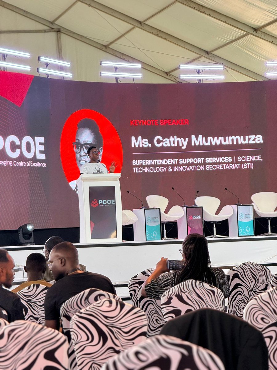 CentinnoUg's tweet photo. "If I can package 10 times better, I can get the right value for the product"....Says Keynote Speaker,Ms.Cathy Muhumuza at the Launch of the Packaging Centre if Excellence at Kololo Independence Grounds. Pass by for more packaging knowledge.
#PCOE #MadeInUganda https://t.co/dLu3wUDtZl