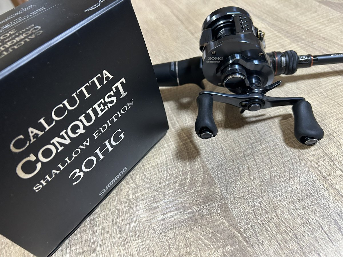 LarkVoc's tweet image. ようやく導入！
カルコン30にアドレナ170L-BFS
これで釣りの幅がまた広がる
 #SHIMANO
