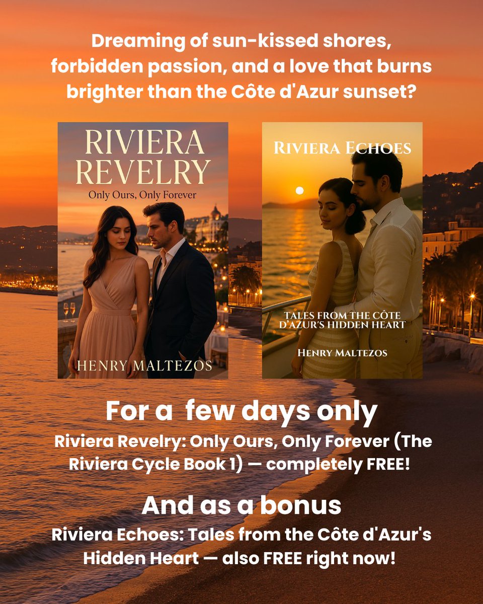 HenryMaltezos's tweet photo. One year.
One big dream.
One year since I released my first story into the world.
As a thank you, I’m offering 2 full e-books for FREE during this celebration.
Come celebrate with me and pick up your copies!
#WritingCommmunity #romancenovels #romance

https://t.co/vdzM3dCnlF https://t.co/4lYgasNMxR