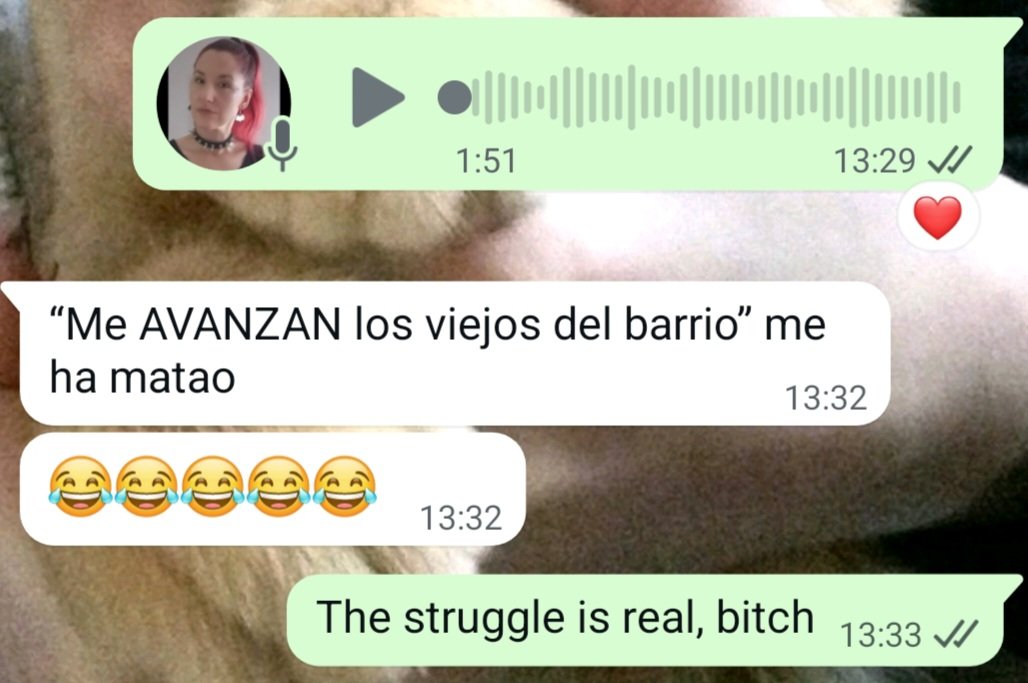 Al mal temps, bona cara y lo que surja.