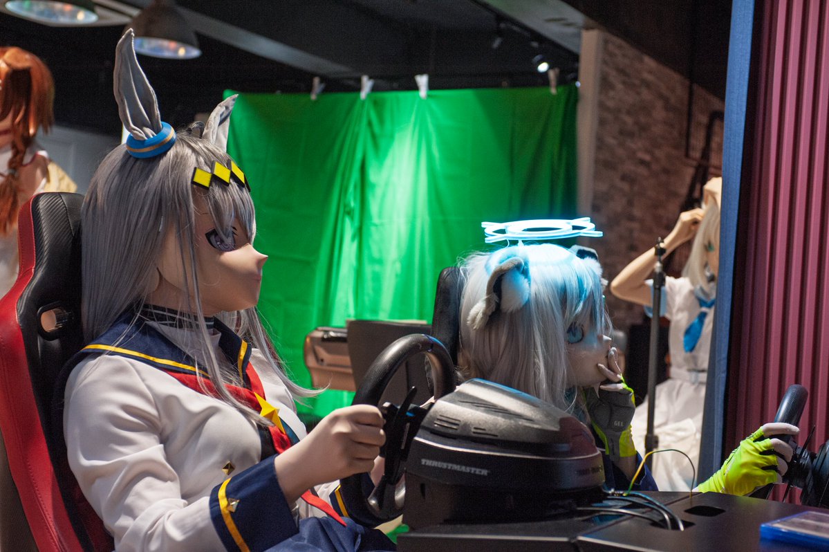 sakaneko_meow's tweet image. 私だって運転できるよ!
#kigurumi #driving #umamusume #oguricap #小栗帽