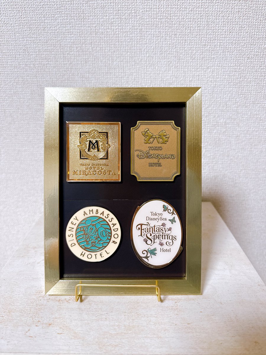 ディズニーホテルマグネット コンプしました🙌✨ お友達に感謝です