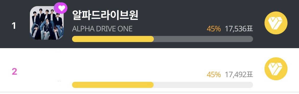 알파드라이브원 투표총공팀 tweet media
