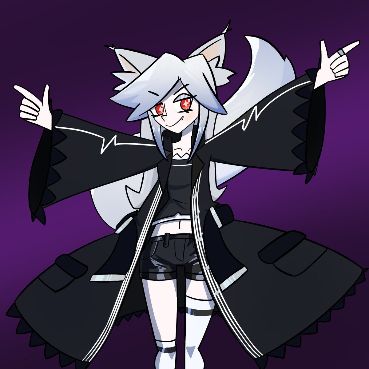 LGraybird's tweet photo. she's flexing with her cool coat.
#ArtistOnTwitter #art https://t.co/Ux7OSsdQTC