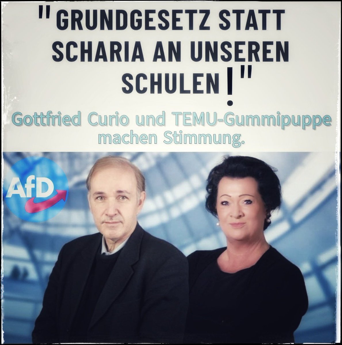 waagerstart's tweet image. Es stimmt, dass an mancher Metropolregion-Stadtteilschule ein gewisser Überproporz herrscht. Dieses Problem gilt es anzugehen, allerdings nicht mit Forderungen ohne Lösungsweg von den #Nazis der #AfD bei öffentlichen Auftritten mit billigem #Sexspielzeug made in China.