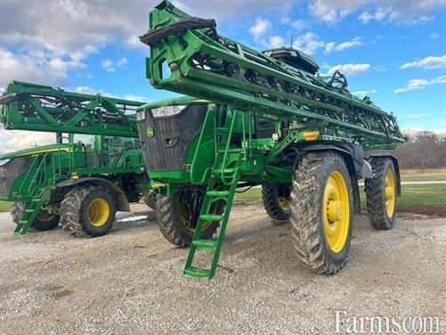 FarmsNews's tweet image. 2022 John Deere 612R 👇

Boom leveling, 120-foot boom width, ExactApply, guidance ready, hydraulic tread adjust, 15-inch nozzle spacing, and more.

usfarmer.com/chemical-and-f…

#Fertilizer