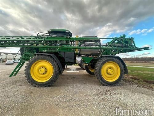 FarmsNews's tweet image. 2022 John Deere 612R 👇

Boom leveling, 120-foot boom width, ExactApply, guidance ready, hydraulic tread adjust, 15-inch nozzle spacing, and more.

usfarmer.com/chemical-and-f…

#Fertilizer