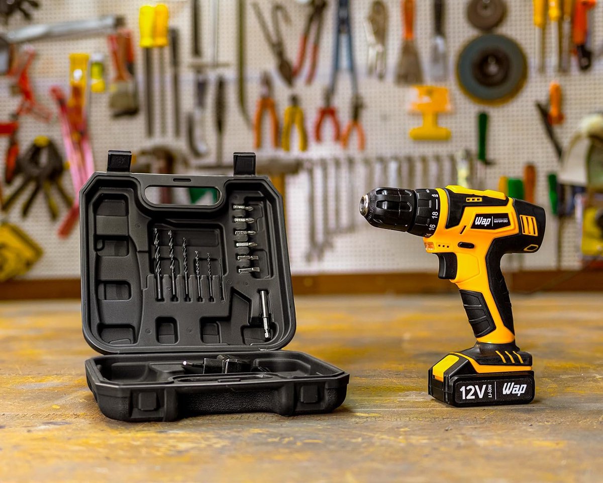 clubedeoferta_s's tweet image. Oferta Amazon✨

🛒WAP Parafusadeira e Furadeira à Bateria 12V BPF-12K3, Kit de 13 Acessórios e Maleta, Empunhadura Emborrachada, Bivolt
💸R$129,00
👉🏼amzn.to/4t93twC
#anuncio #desconto #oferta #promo