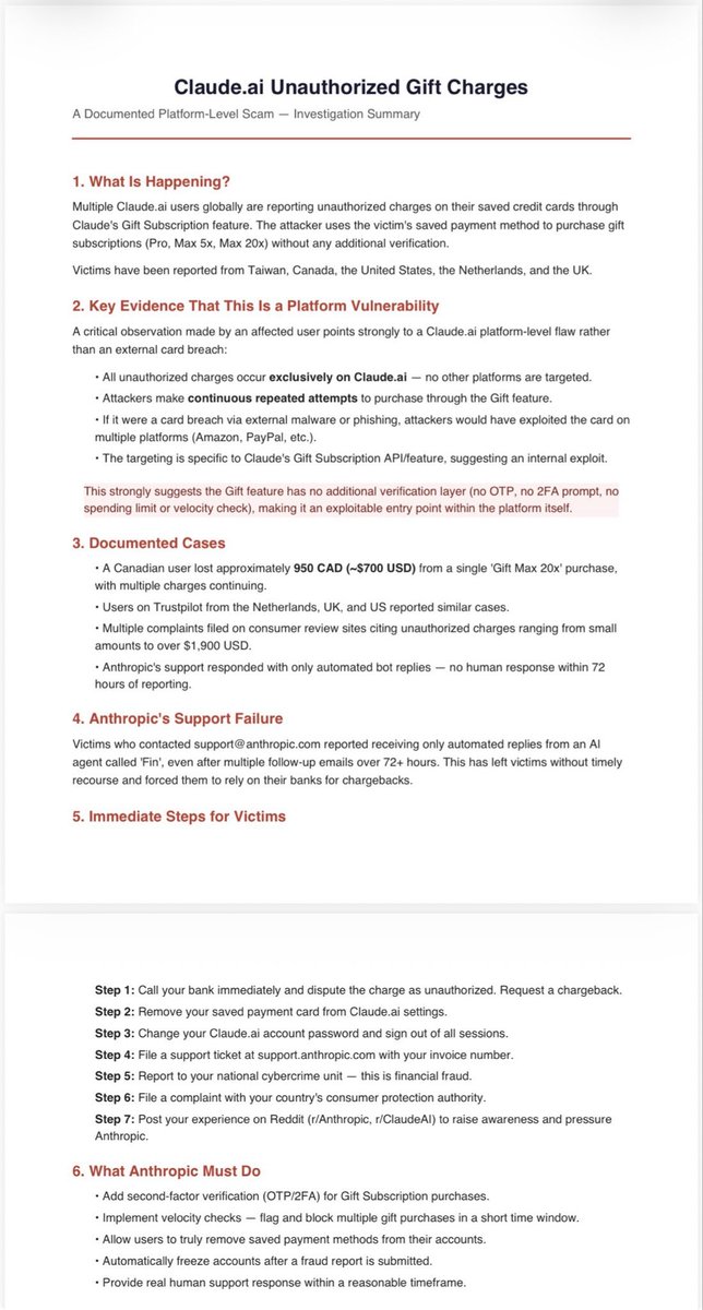 SeeralanB's tweet photo. @AnthropicAI @FTC @FBI @AGRobBonta @claudeai @DarioAmodei @DarioAmodei   wake up @AnthropicAI @FTC @FBI @CFPB @AGRobBonta @TechCrunch @verge  @WIRED @Mashable https://t.co/rv8jOM1zrM