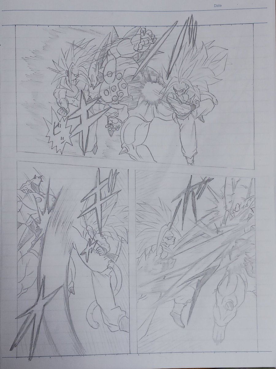 悟空が超サイヤ人5になって超一星龍倒すだけのそれっぽい漫画(1/4)
