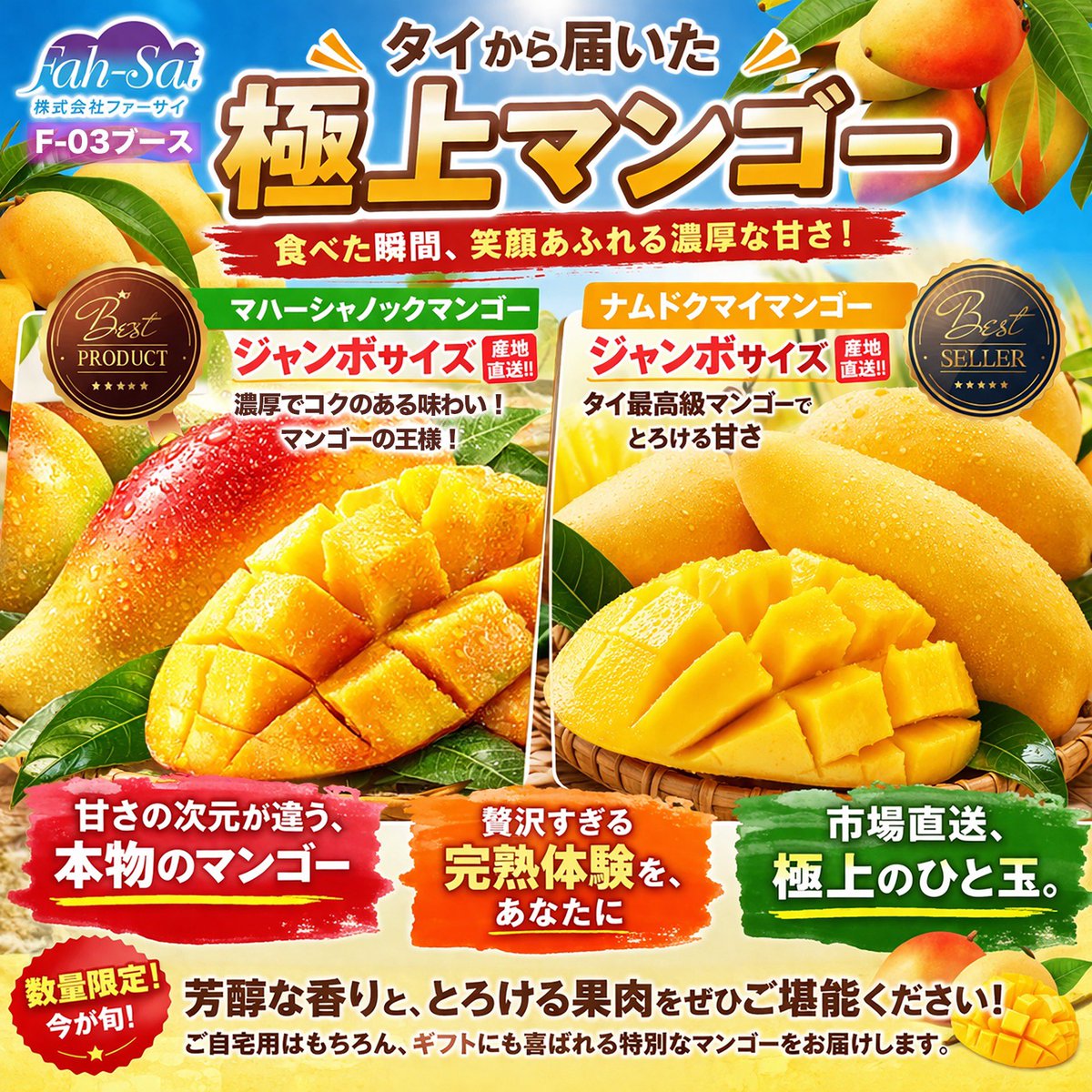 タイフェスまであと1週間🇹🇭 会場MAPも公開されましたね！ 今年はF03