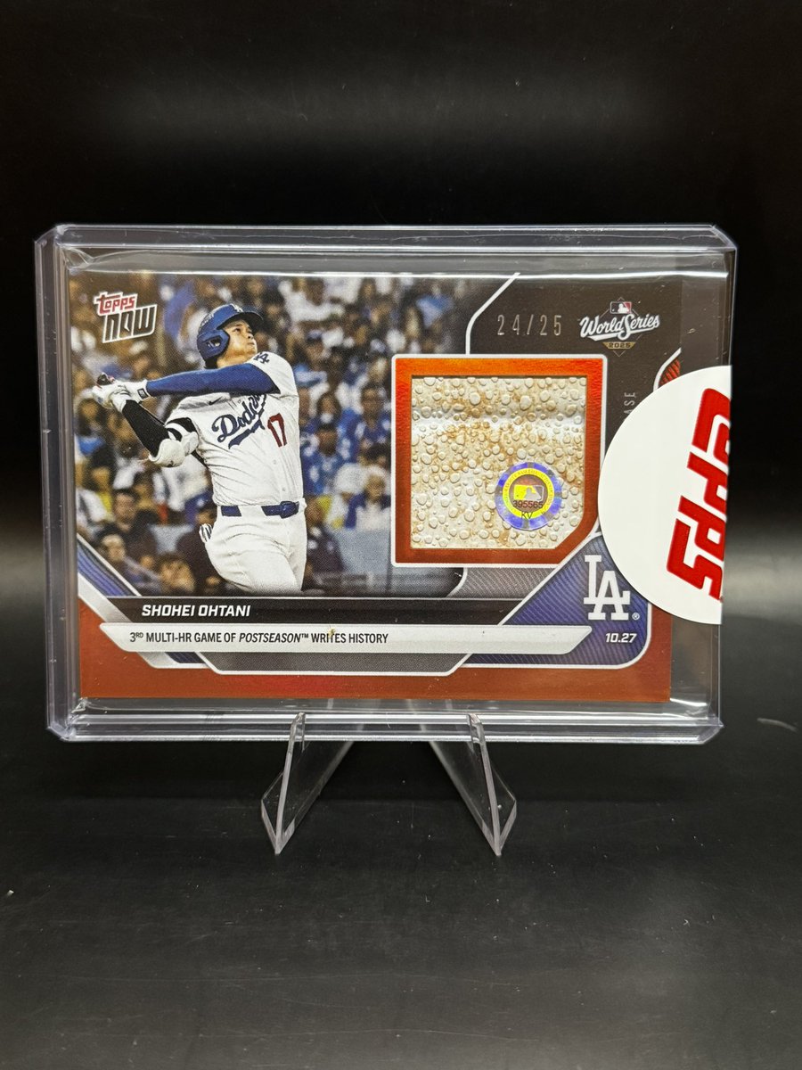 This redemption finally arrived!! A base relic from Shohei