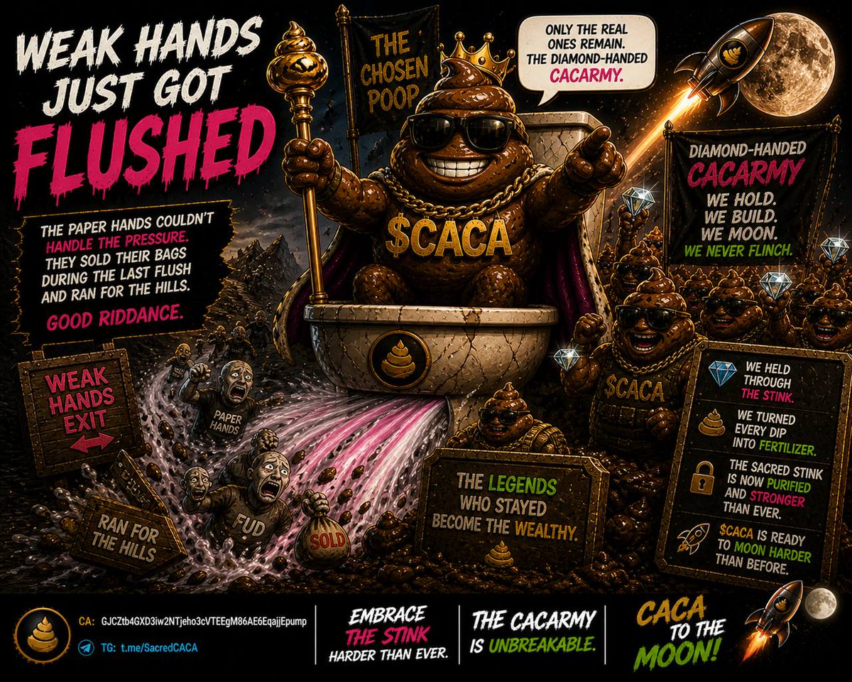 $CACA 💩 | Cacaman tweet media
