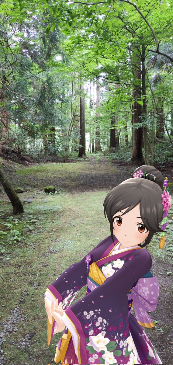 HbMonq's tweet photo. あずきちゃんと平泉寺白山神社に行った時のお写真２
#デレステAR
#デレスポAR
#桃井あずき
#平泉寺白山神社 https://t.co/59Qb61xO1S