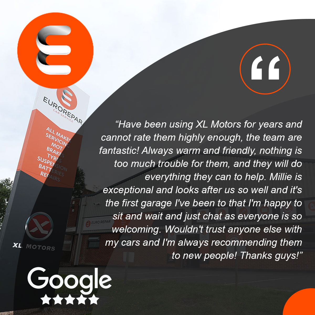 XL_RepairCentre's tweet image. We pride ourselves on providing an excellent service from enquiry to completion and it's always great to receive good customer feedback like this. 😄 #WellDoneTeam #CustomerFeedback #AccidentRepairCentre
