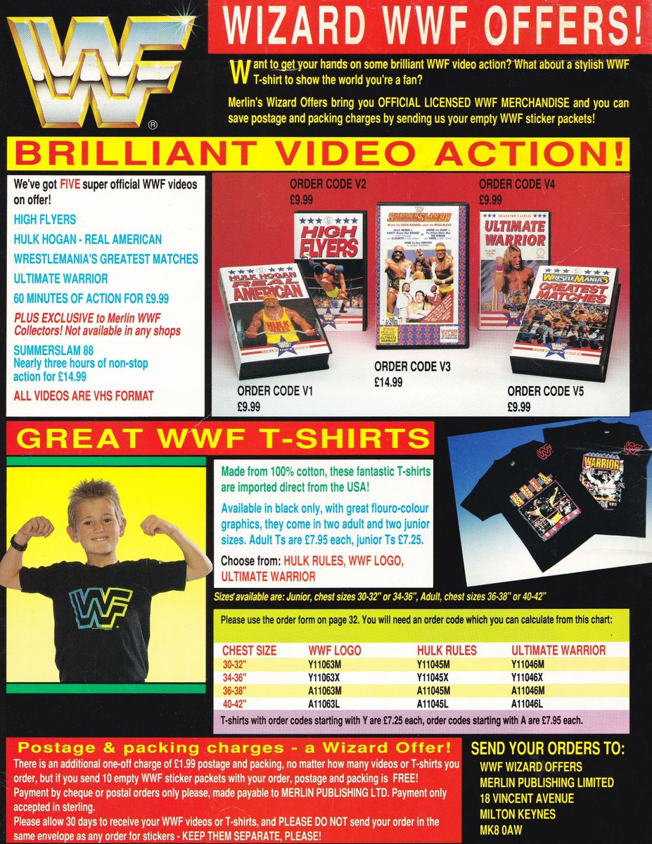 WWFWrestling1's tweet image. Holy mackerel, it is a happenin'! Merlin's Wizard WWF Offers! 🧙‍♂️ #WWF #WWE #Wrestling