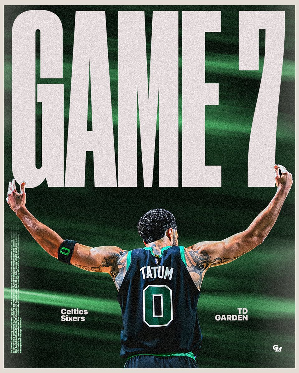 giomadeit's tweet image. ☘️ GAME DAY ☘️ 

#CELTICS 
#SIXERS

TODAY WE WIN AND ADVANCE! 🤝☘️

#differenthere