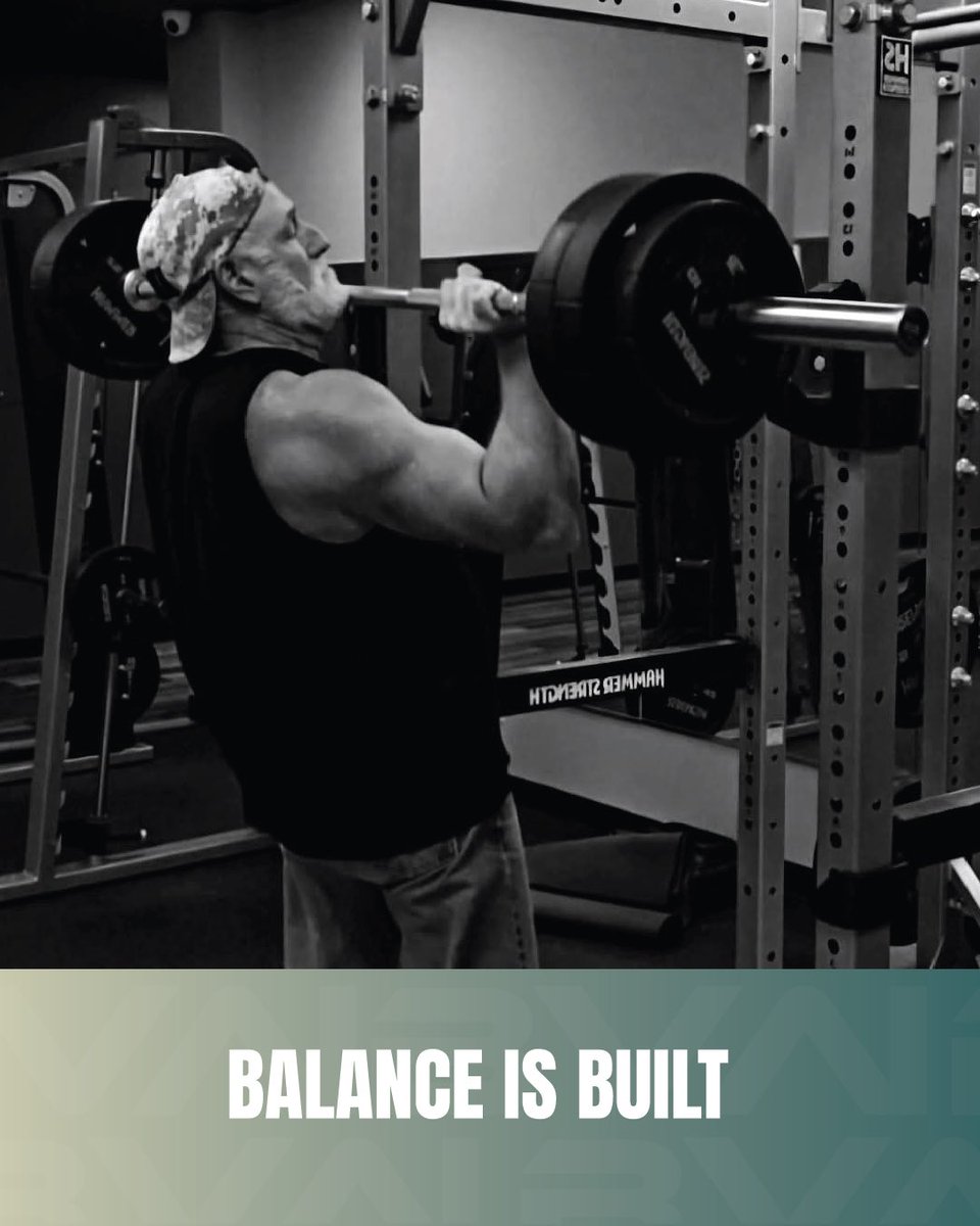 BalancedNetwork's tweet photo. This is what building balance actually looks like. Not theory. Not talk. Practice. Real veterans doing the work every day long after the uniform comes off. This is what we stand on inside Balanced Veterans Network. Balance is built not found.

Most people slow down at 65. John sped up.
In this story John MacBean walks through the full arc from joining the Army in 1978 as a forward observer to figuring out who he needed to become after service. No filter no cleanup just lived experience.

He gets into what transition actually feels like, letting go of the drinking culture and hardened mindset, breaking patterns that don’t serve you, building daily habits that actually move the needle, sleep, nutrition, and what you feed your mind, and getting out of your own way and taking action.

There’s a moment where he talks about helping a friend dealing with severe night terrors after combat and it lands. Simple takeaway don’t wait to get help.

At 65 John is still competing at the Arnold Classic, tied for 5th in the world in his class and still chasing number one. That’s not motivation that’s discipline over time.
This is what balance actually looks like. Not perfect. Not easy. Consistent. And done alongside people who hold the standard with you.

Watch it take something from it then go move your body.

If you’re ready to get around people who are actually doing the work step in at https://t.co/yh3ViRAuVW or https://t.co/s34aWKzxAA. Free access real community real tools.

Watch John's full story on our YouTube channel: https://t.co/M88F6jbTmT

#powerlifting
#balanceisbuilt
#balancedveterans