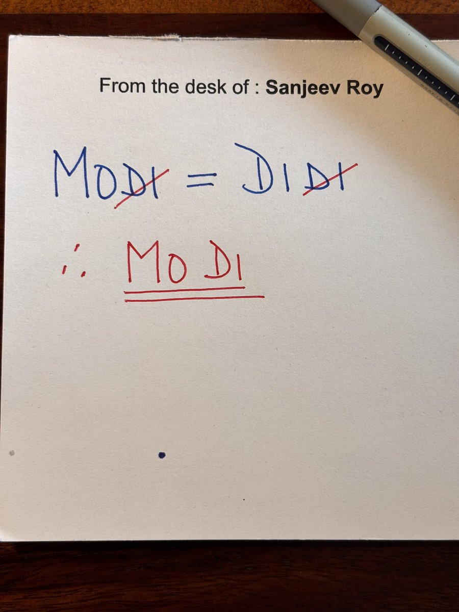 sanjeevroy's tweet photo. West Bengal #Election #Results #2026 

Did some serious algebra today😜

Cancelled out the variables and got the final answer: MO DI

Who knew math could predict politics😄

Can you solve this😄👇
or
Agree! should I recheck my math? 

Boss जो कर लो इस बार तो आयेंगे मोदी जी ही 🤗 https://t.co/rAf0FDCW1Z