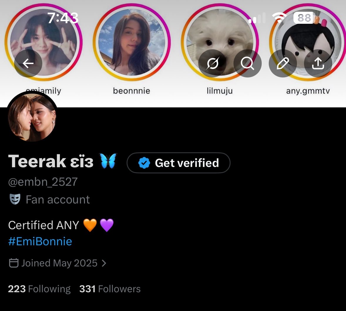 embn_2527's tweet image. Klinnium - Borattasuwan Family 
🧡💜🐻‍❄️🦋

#emibonnie 
#lilmuju
#ANY