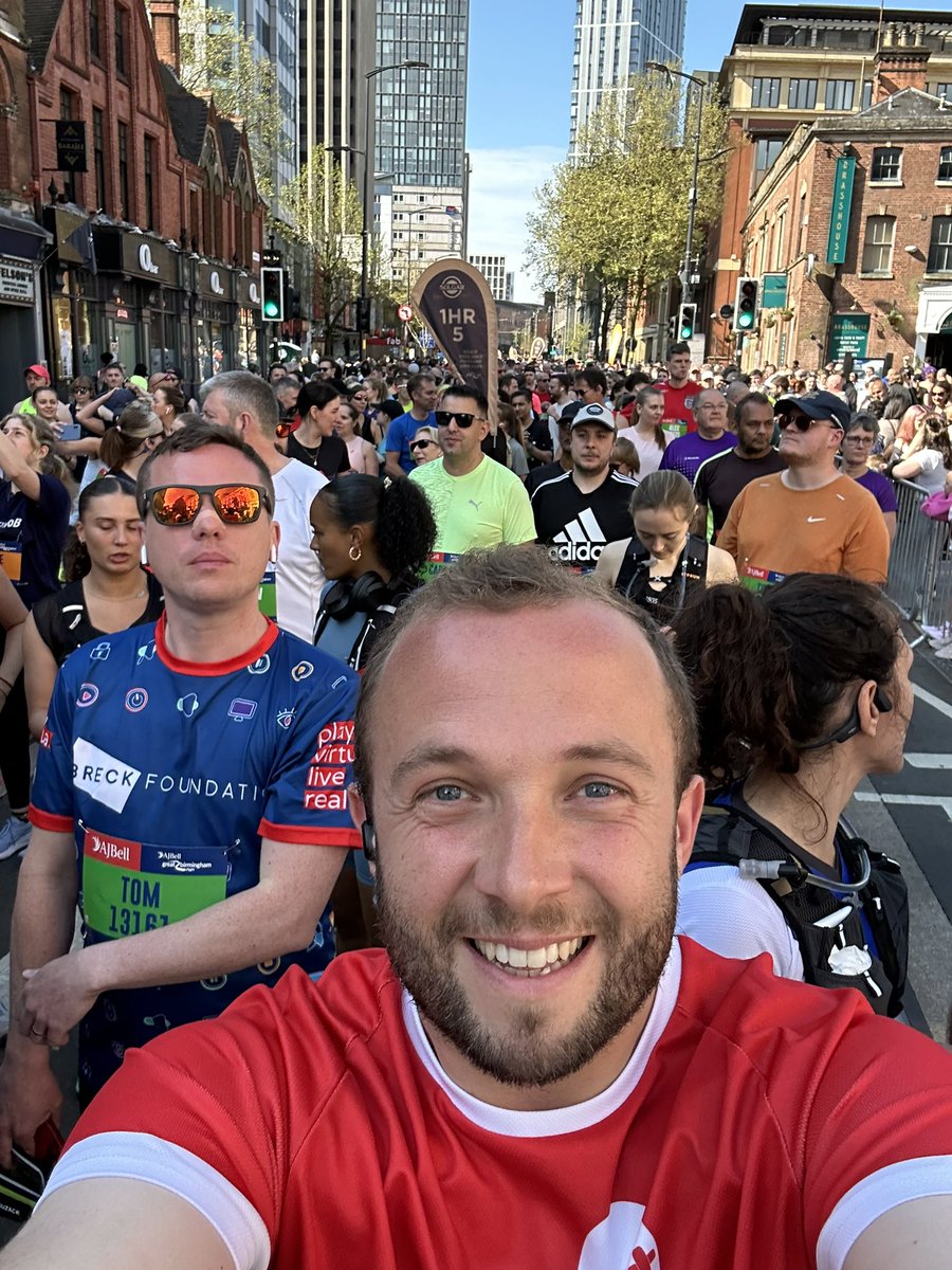 JoshPepper1's tweet image. Can’t wait for the half marathon tomorrow in Brum! Bring it on. #halfmarathon #birmingham the support is always amazing have a great day everyone!