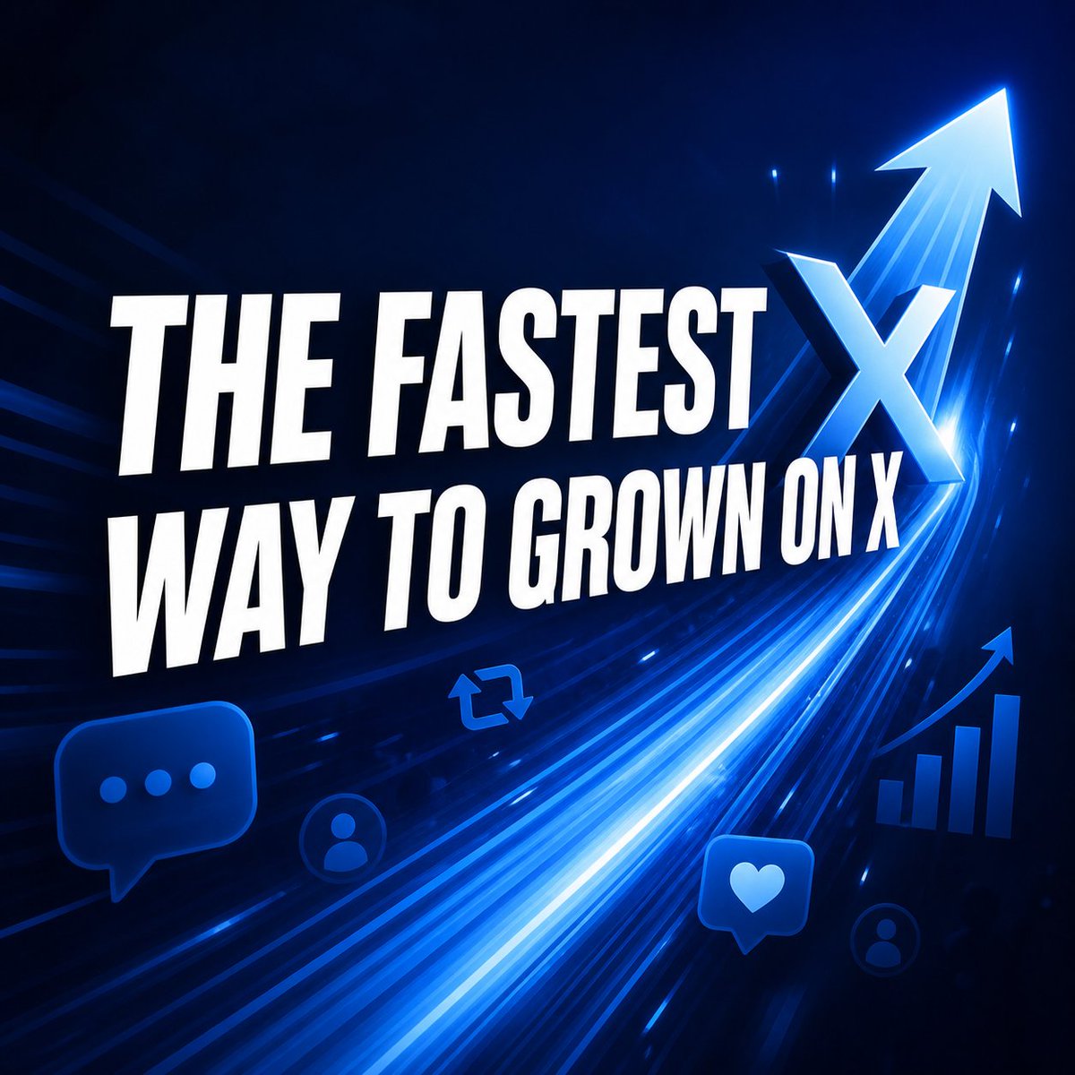 THE FASTEST WAY TO GROW ON X Most people on X focus only on posting but ...