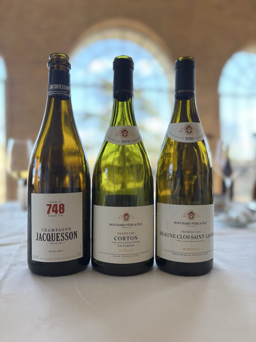 rcoll_wine's tweet photo. BOUCHARD PÈRE & FILS ✨
.
Gran Almuerzo en Maison des Remparts - Beaune -
🥂Jacquesson Cuvée 748
🍷 Bouchard Père & Fils Le Corton Grand Cru 2019
Bouchard Père & Fils Beaune Premier Cru Clos Saint-Landry Monopole 2020
.
#winelover #instawine #borgonya @vilaviniteca https://t.co/X273QhQCkm