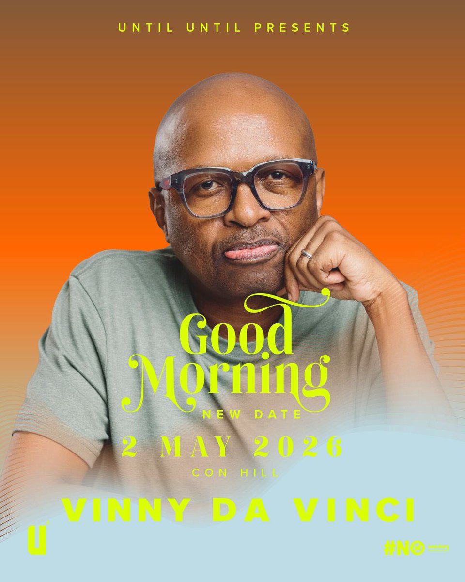 VinnyDaVinci's tweet photo. TODAY!!!

Saturday 02 May 2026

📍 CON HILL Braamfontein ((14:00 - 15:00)) #GoodMorning

📍 MATHATA’S LOUNGE Randfontein ((18:00 - 19:00))

📍 TRUTH Midrand ((20:45 - 21:45)) #OorOutdoorExperience

📍 AND CLUB Newtown ((01:00 - 03:00)) #WorldWithoutEnd

#GoodVibesONLY

REPOST!!! https://t.co/htljGTWqt3