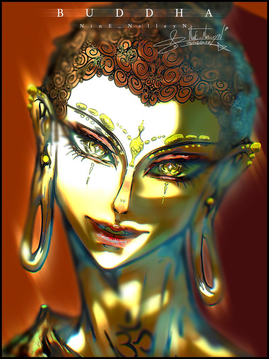 NNelleynn's tweet image. #Buddha 🪷👁🪬 🪷 ♡ #love #anime #art #DigitalArtist  #アニメ #アート #デジタルアート #藝術 》🪷》》}♡