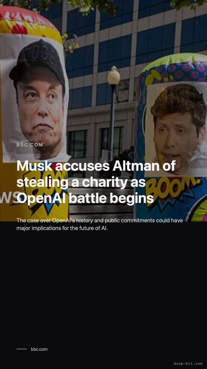 ANDRS_Projects's tweet photo. Some of this week’s tech headlines
- Openclaw users will not be happy: https://t.co/4vjYXXRyWx
- Goblins are apparently top of mind in ChatGPT models : https://t.co/DPR7ymwmJi
- and Musk and Altman are going head to head : https://t.co/TD4bqNp2Vf
#technews https://t.co/VkLOakfJWC