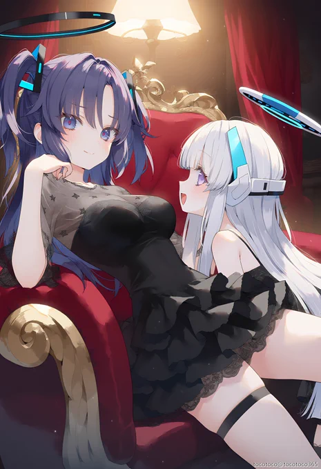 早瀬ユウカ 生塩ノア #ブルアカ #BlueArchive Yuuka Noa