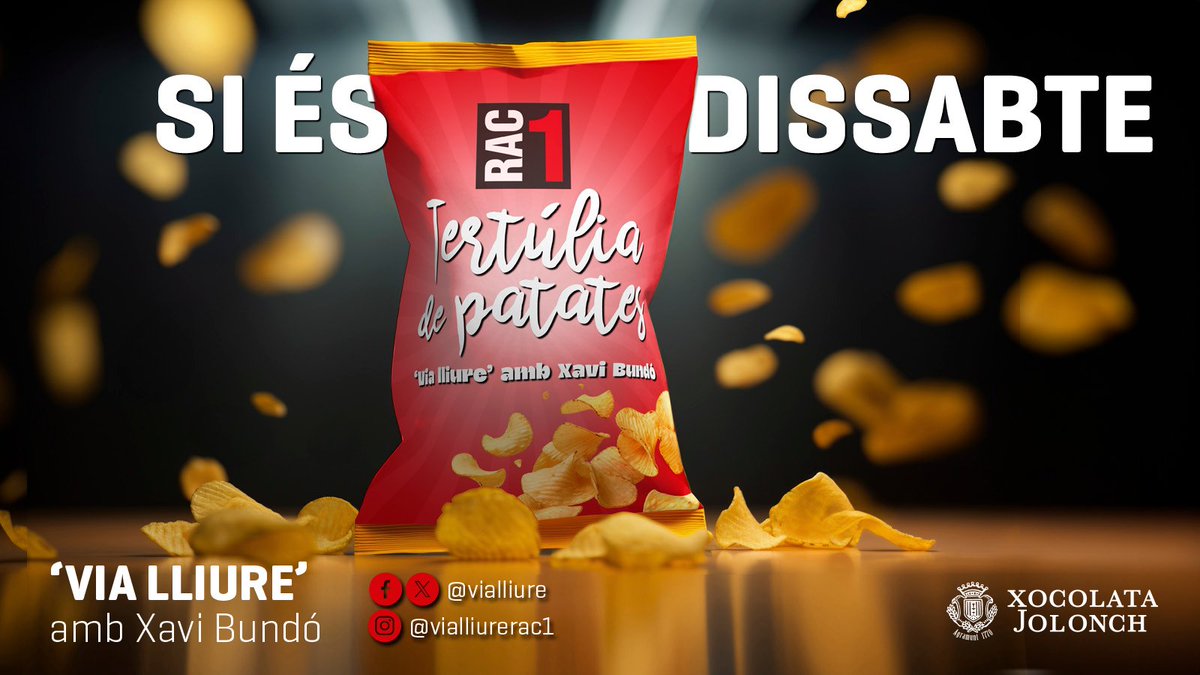 vialliure's tweet photo. 🥔 La #Tertuliadepatates no fa "ponting". Sempre al servei de la seva estimada audiència.

⬇️ Aquesta setmana, amb @evajp98 @jllgarcia @tonimunoz i @edudebatlle 

𝓣𝓮𝓻𝓽𝓾́𝓵𝓲𝓪 𝓭𝓮 𝓹𝓪𝓽𝓪𝓽𝓮𝓼▶️  https://t.co/DRqPlWw8Fb https://t.co/AidaWkXXIY