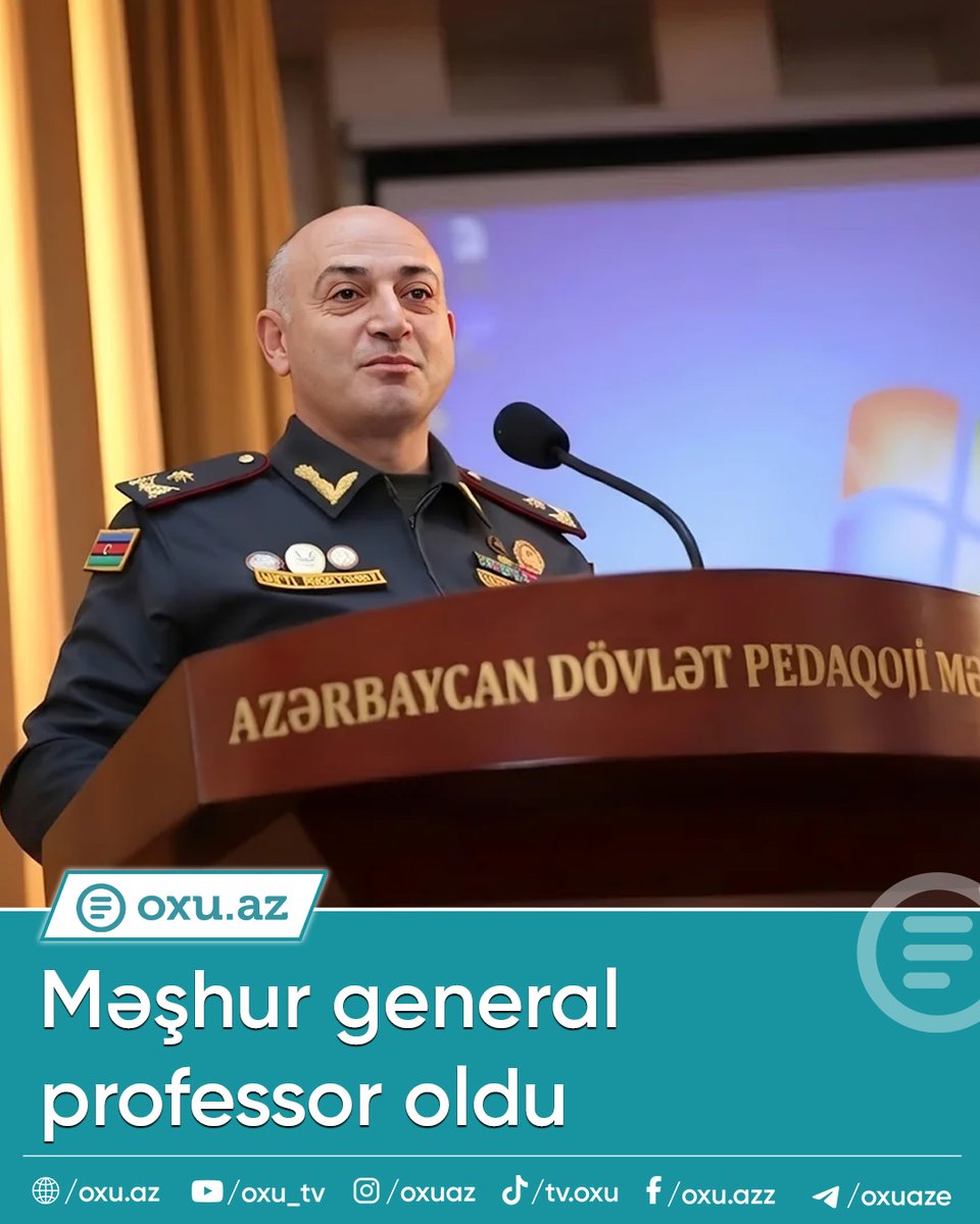 oxuaz's tweet image. Məşhur general professor oldu

oxu.az/1542332
 
#General #Professor #oxuaz