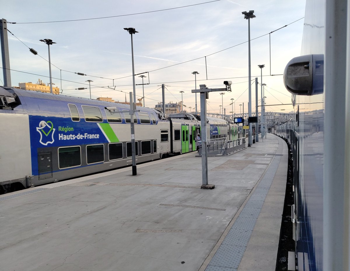 Gerald_SNCF's tweet image. Le temps d'une nuit 😴, et c'est reparti ce samedi 02 mai 2026 pour une tournée 🟥K15 avec @TERHDF 
- #TER849907 Paris 06h59 &amp;gt; Laon 09h13
- #TER849918 Laon 09h40 &amp;gt; Paris 11h48
Le tout en Regiolis US 6C 🚄.
📜 Des travaux sur la ligne avec un itinéraire modifié #SNCF