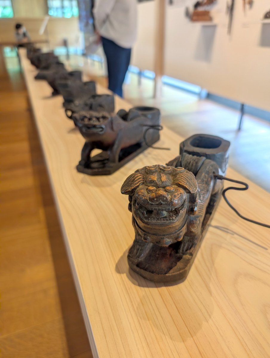 墨壺百態展 開催中 中国の墨壺（墨斗） 瑞獣 中国の作例では、瑞獣の頭