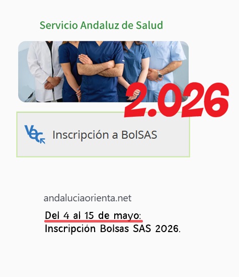 orienta_and's tweet image. 📌Del 4 al 15 de mayo: Inscripción Bolsas SAS 2026. andaluciaorienta.net/4-15-mayo-insc… #BolSAS #bolsas #SAS