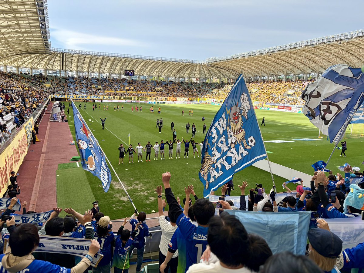 勝ったよ！仙台に勝ったよ！！

#ブラウブリッツ秋田
#信秋田一体