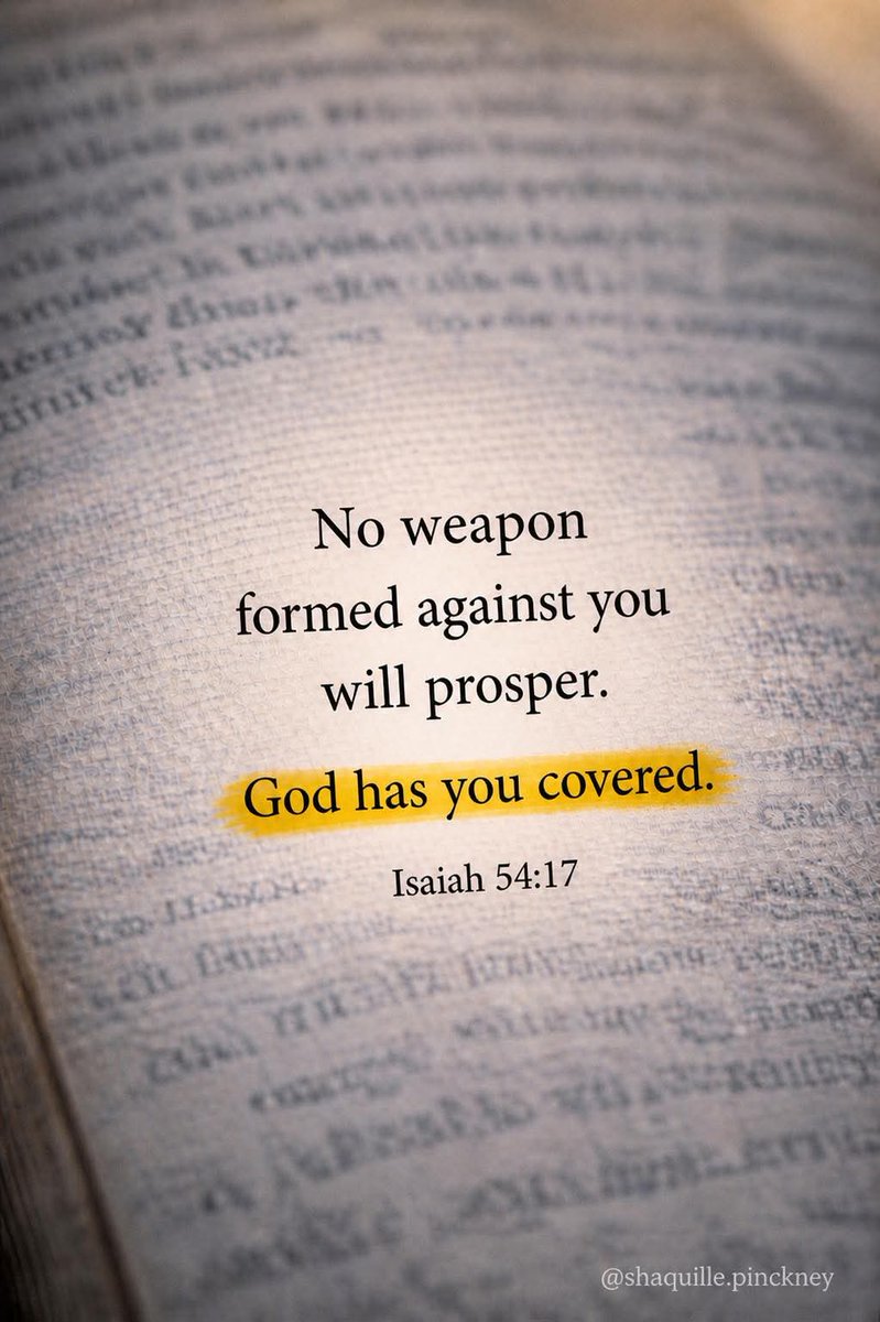 NMRussell2's tweet photo. ~Isaiah 54:17 📖 https://t.co/f7713mfyY1