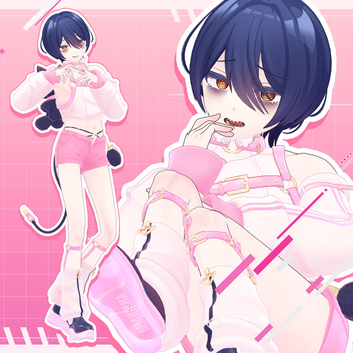 Anoma@Kawaii3Dモデラー tweet media