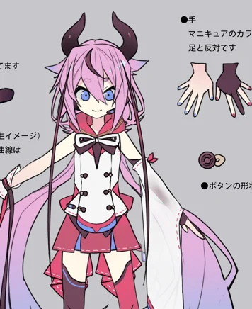 Gamaou_sub's tweet photo. VOCALOID5鳴花ヒメ・ミコトのこのスケスケの袂もどきアームカバーのこと、勝手に「生八ツ橋」って呼んでる　流行らせたい https://t.co/XGgEMNSePX