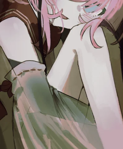 Gamaou_sub's tweet photo. VOCALOID5鳴花ヒメ・ミコトのこのスケスケの袂もどきアームカバーのこと、勝手に「生八ツ橋」って呼んでる　流行らせたい https://t.co/XGgEMNSePX