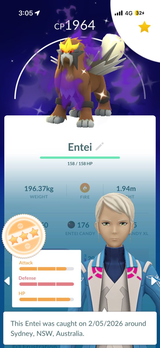 mepyrmont's tweet image. #pokemongo #pokemongoapp shadow #entei #hundo after the first raid ! And purifiable shundo on the 2nd !