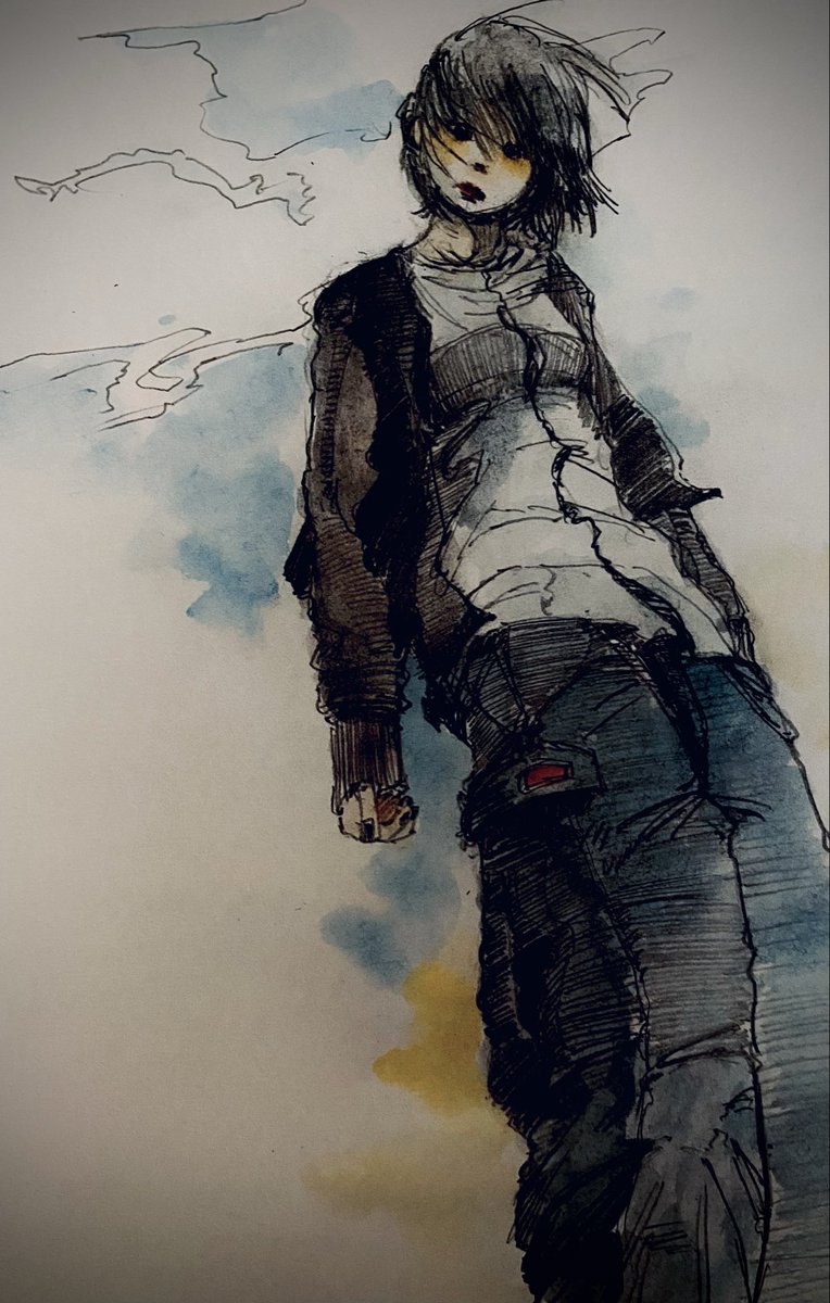 fcgangstars's tweet image. #illrastration #drawing #jeans
#イラスト　#girl